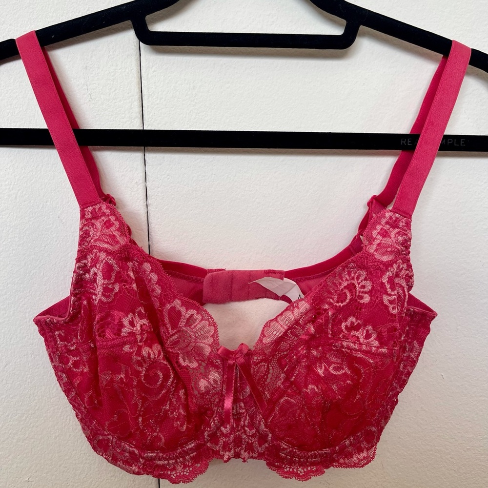 Panache Red Lace Bra Size 32E